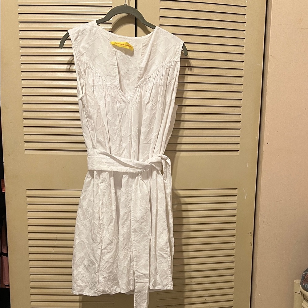 Catherine Malandrino Elegant White Mini Dress